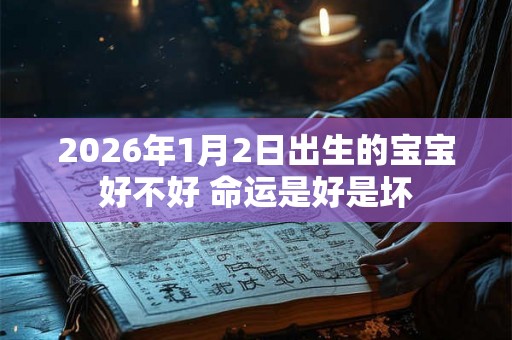 2026年1月2日出生的宝宝好不好 命运是好是坏 2026年1月2日出生的宝宝好不好 命运是好是坏