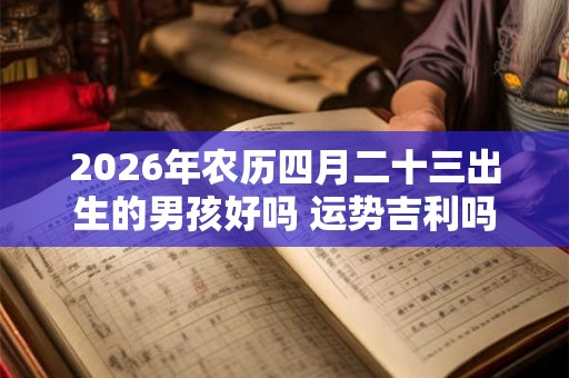 2026年农历四月二十三出生的男孩好吗 运势吉利吗