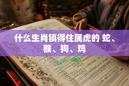 什么生肖镇得住属虎的 蛇、猴、狗、鸡