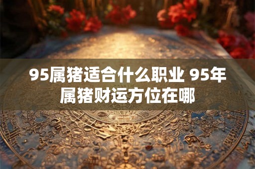 95属猪适合什么职业 95年属猪财运方位在哪