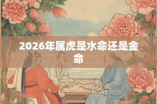 2026年属虎是水命还是金命