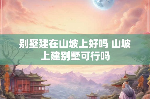 别墅建在山坡上好吗 山坡上建别墅可行吗