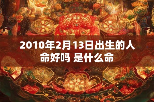 2010年2月13日出生的人命好吗 是什么命