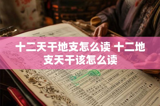 十二天干地支怎么读 十二地支天干该怎么读