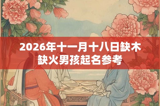 2026年十一月十八日缺木缺火男孩起名参考