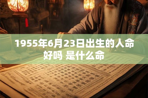 1955年6月23日出生的人命好吗 是什么命 1955年6月23日出生的人命好吗 是什么命