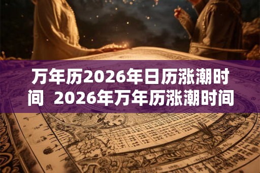 万年历2026年日历涨潮时间 2026年万年历涨潮时间 万年历2026年日历涨潮时间 2026年万年历涨潮时间