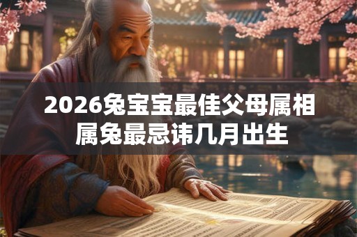 2026兔宝宝最佳父母属相 属兔最忌讳几月出生