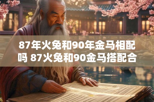 87年火兔和90年金马相配吗 87火兔和90金马搭配合适