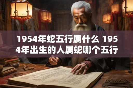 1954年蛇五行属什么 1954年出生的人属蛇哪个五行