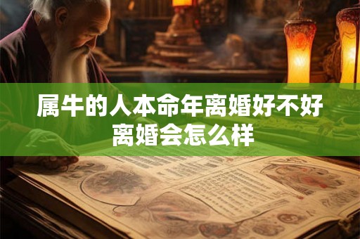属牛的人本命年离婚好不好 离婚会怎么样
