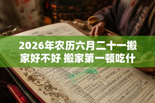2026年农历六月二十一搬家好不好 搬家第一顿吃什么