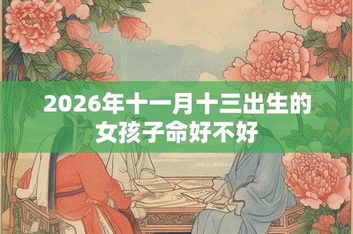 2026年十一月十三出生的女孩子命好不好 2026年十一月十三出生的女孩子命好不好