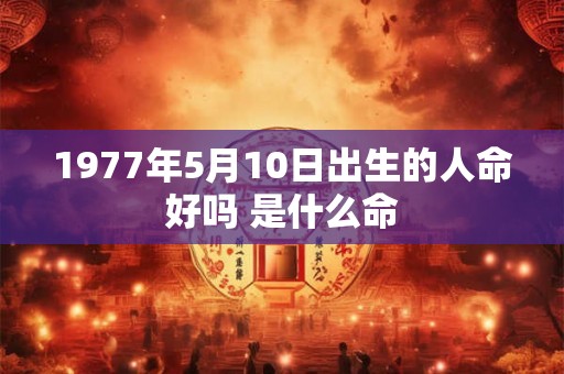 1977年5月10日出生的人命好吗 是什么命