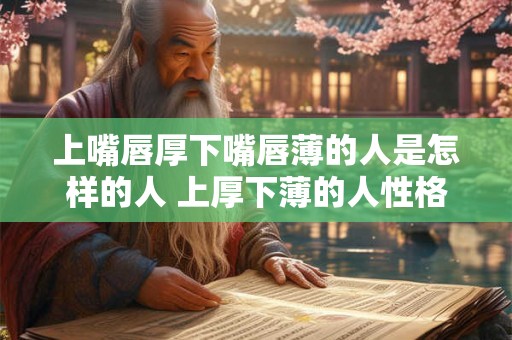 上嘴唇厚下嘴唇薄的人是怎样的人 上厚下薄的人性格如何