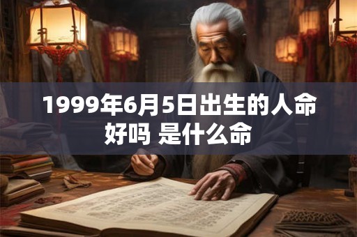 1999年6月5日出生的人命好吗 是什么命