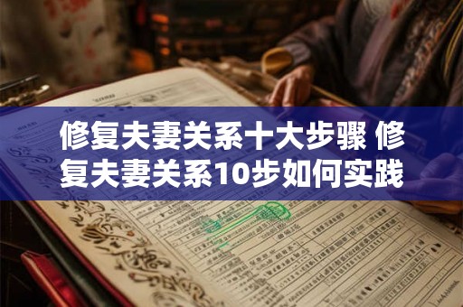 修复夫妻关系十大步骤 修复夫妻关系10步如何实践 修复夫妻关系十大步骤 修复夫妻关系10步如何实践