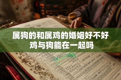 属狗的和属鸡的婚姻好不好 鸡与狗能在一起吗