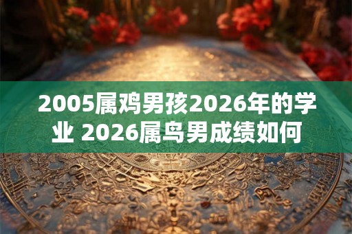 2005属鸡男孩2026年的学业 2026属鸟男成绩如何