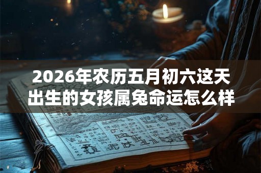 2026年农历五月初六这天出生的女孩属兔命运怎么样