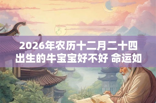2026年农历十二月二十四出生的牛宝宝好不好 命运如何