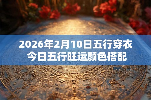 2026年2月10日五行穿衣 今日五行旺运颜色搭配 2026年2月10日五行穿衣 今日五行旺运颜色搭配