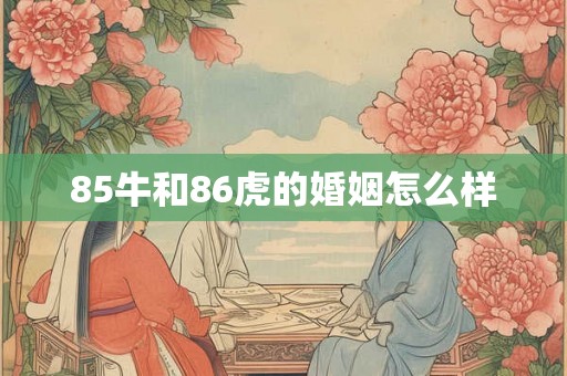 85牛和86虎的婚姻怎么样