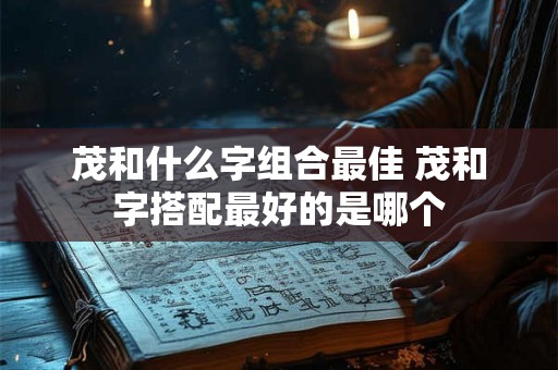 茂和什么字组合最佳 茂和字搭配最好的是哪个