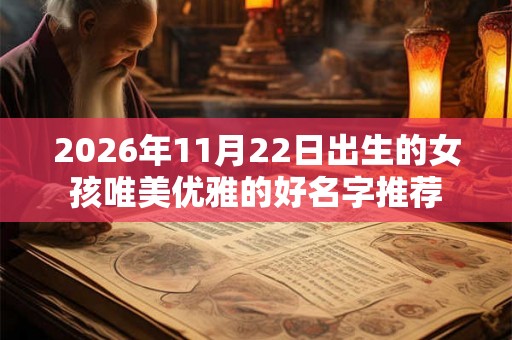 2026年11月22日出生的女孩唯美优雅的好名字推荐
