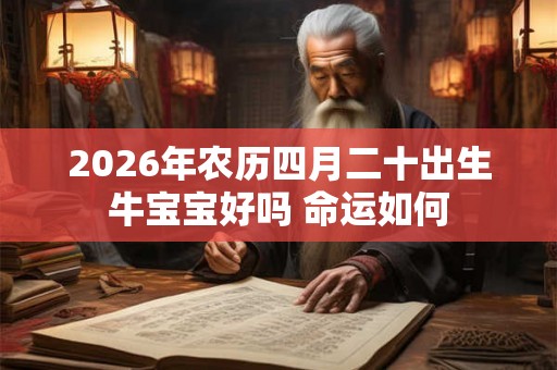 2026年农历四月二十出生牛宝宝好吗 命运如何