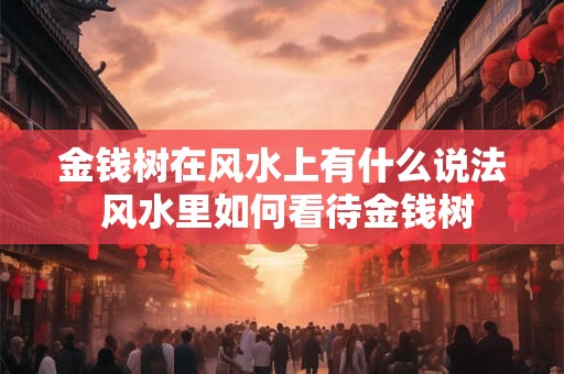 金钱树在风水上有什么说法 风水里如何看待金钱树