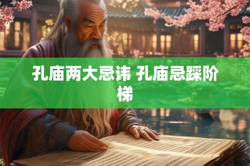 孔庙两大忌讳 孔庙忌踩阶梯 孔庙两大忌讳 孔庙忌踩阶梯