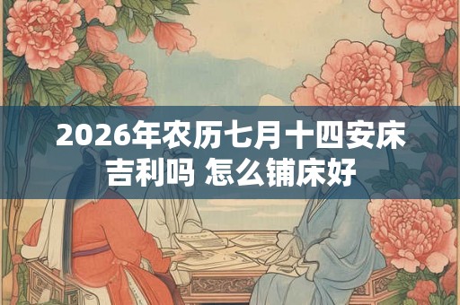 2026年农历七月十四安床吉利吗 怎么铺床好 2026年农历七月十四安床吉利吗 怎么铺床好