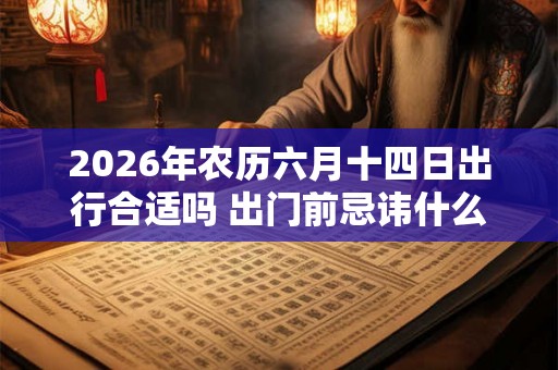 2026年农历六月十四日出行合适吗 出门前忌讳什么事