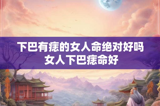 下巴有痣的女人命绝对好吗 女人下巴痣命好 下巴有痣的女人命绝对好吗 女人下巴痣命好