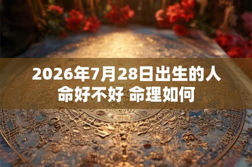 2026年7月28日出生的人命好不好 命理如何