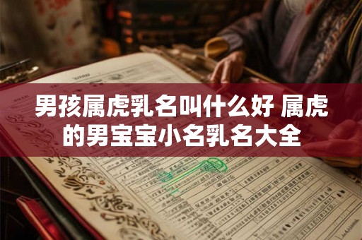 男孩属虎乳名叫什么好 属虎的男宝宝小名乳名大全