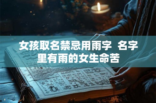 女孩取名禁忌用雨字  名字里有雨的女生命苦