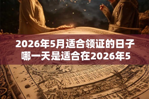 2026年5月适合领证的日子 哪一天是适合在2026年5月领取结婚证的呢 2026年5月适合领证的日子 哪一天是适合在2026年5月领取结婚证的呢
