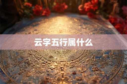 云字五行属什么
