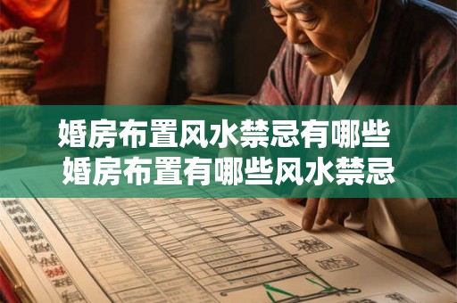 婚房布置风水禁忌有哪些 婚房布置有哪些风水禁忌