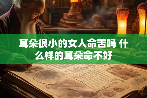 耳朵很小的女人命苦吗 什么样的耳朵命不好