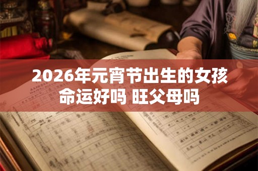 2026年元宵节出生的女孩命运好吗 旺父母吗