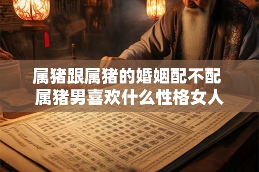 属猪跟属猪的婚姻配不配 属猪男喜欢什么性格女人
