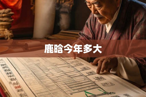 鹿晗今年多大