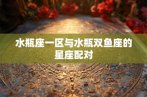 水瓶座一区与水瓶双鱼座的星座配对