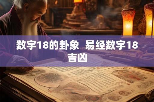 数字18的卦象 易经数字18吉凶 数字18的卦象 易经数字18吉凶