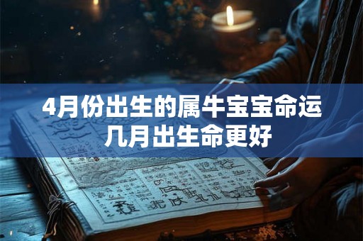 4月份出生的属牛宝宝命运 几月出生命更好 4月份出生的属牛宝宝命运 几月出生命更好