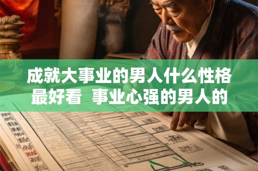 成就大事业的男人什么性格最好看  事业心强的男人的性格