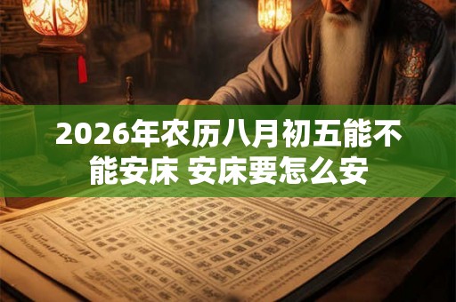 2026年农历八月初五能不能安床 安床要怎么安